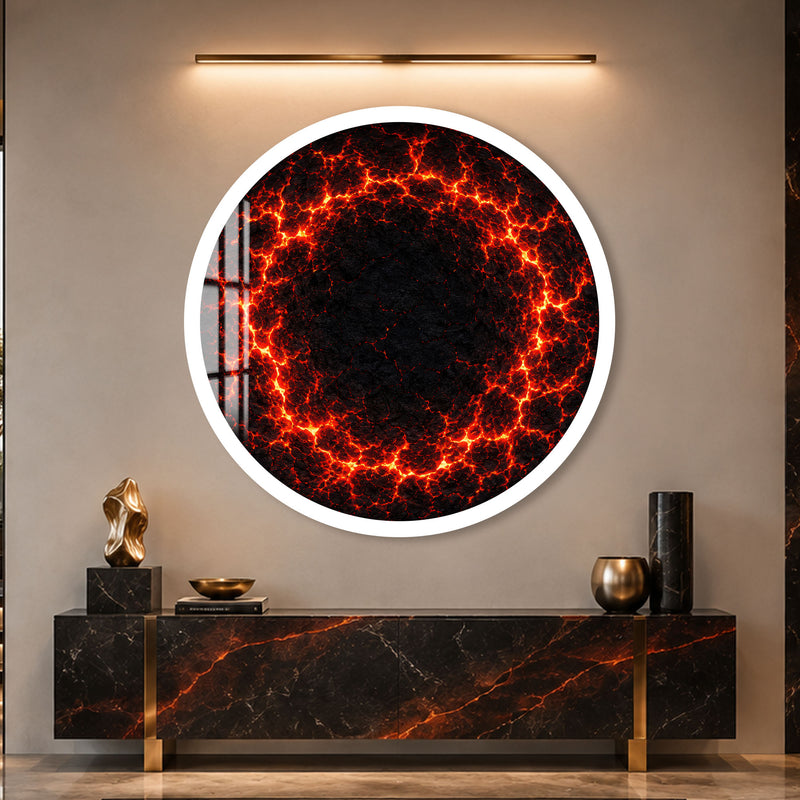 Molten Eclipse with white frame