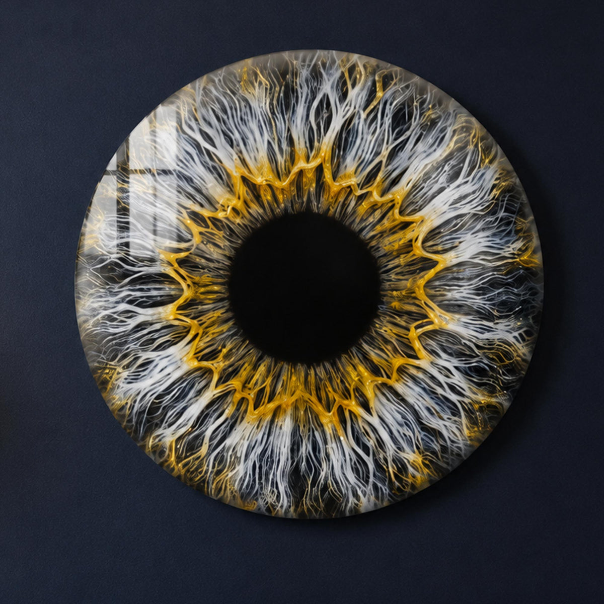 Golden Iris in a modern room