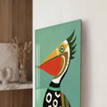 Artronauts Glass Print Modern Pelican Glass Wall Art