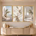 Mediterranean Serenity with gold frame
