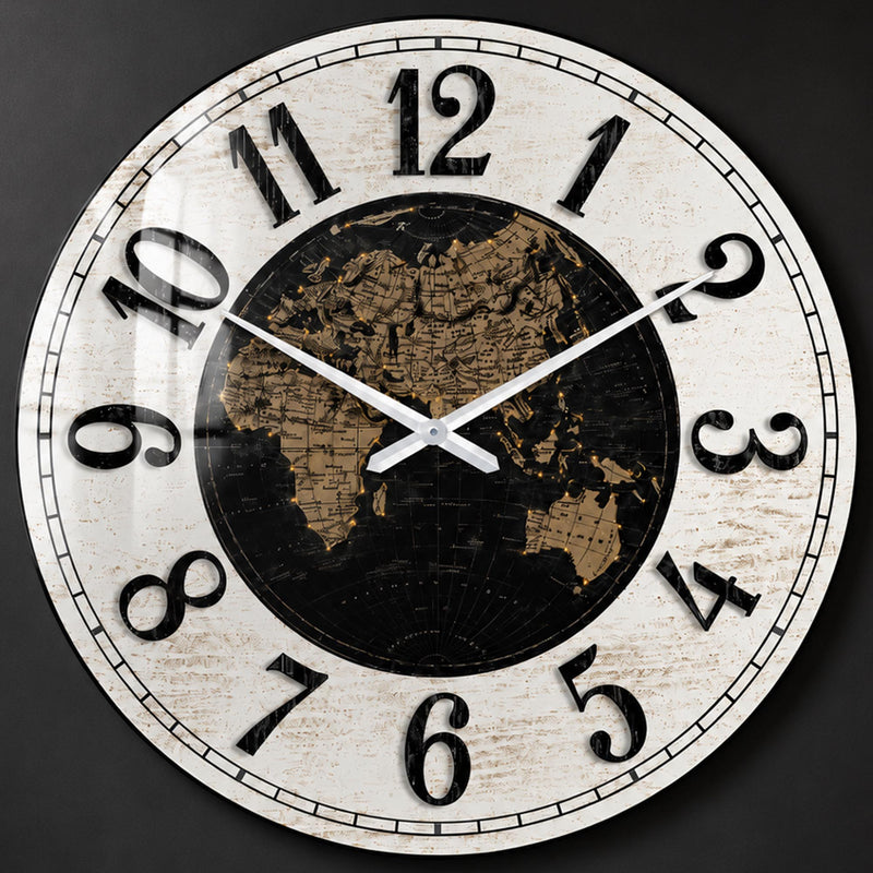 Vintage World Map lifestyle view
