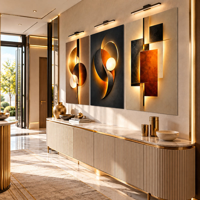 Golden Abstract Harmony lifestyle view
