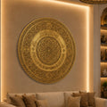 Antique Bronze Names Medallion lifestyle view