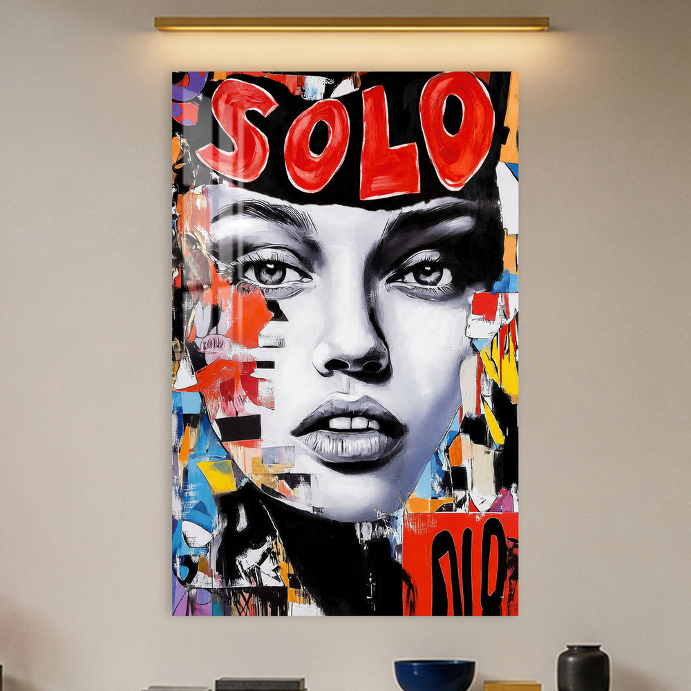 Solo Pop Portrait in a modern room