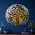 Jewel Tree Of Life II — tempered glass, ultra HD print, ready to hang