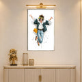 Playful Fashionista with silver frame