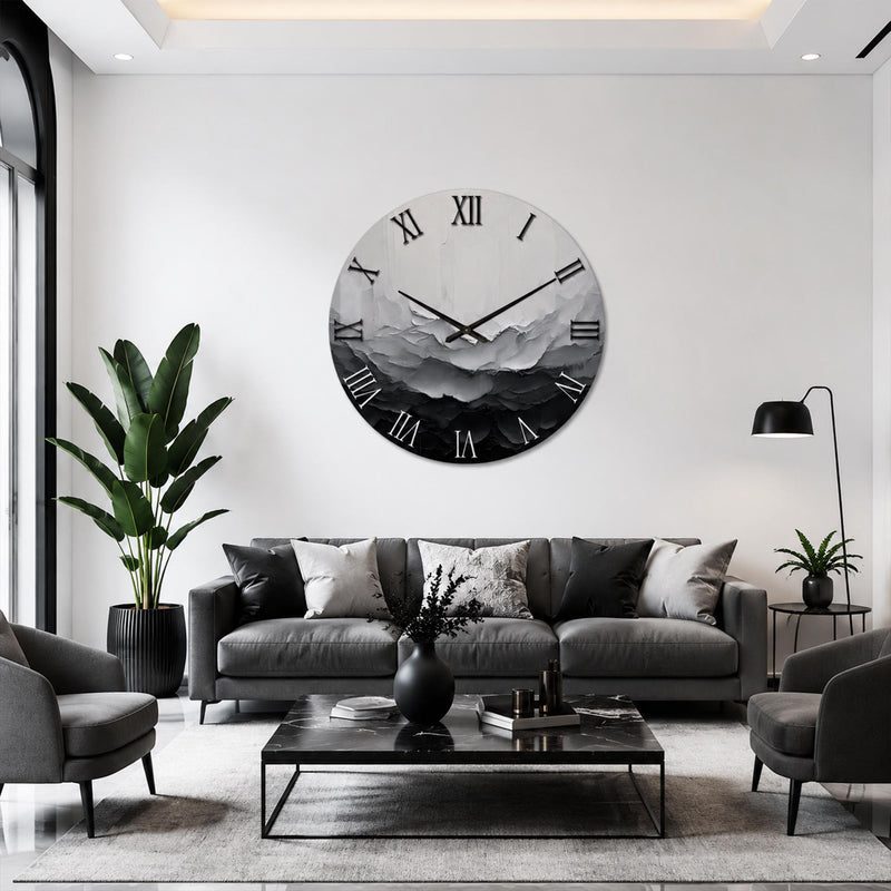 Monochrome Textured Waves lifestyle view