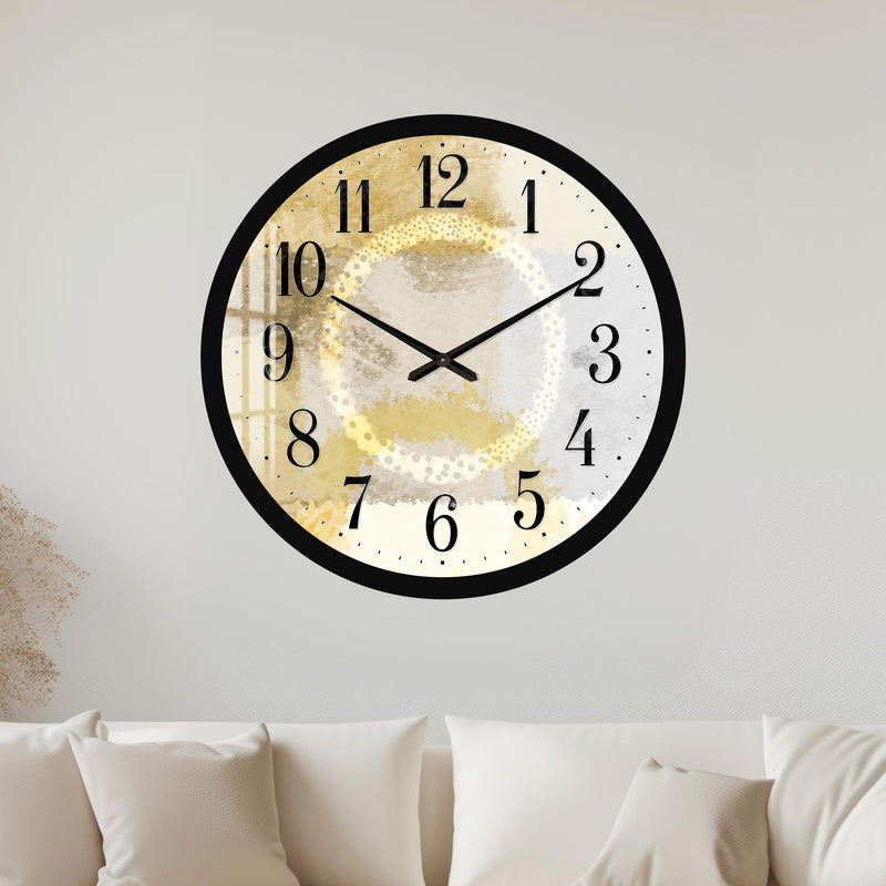 Golden Abstract with black frame