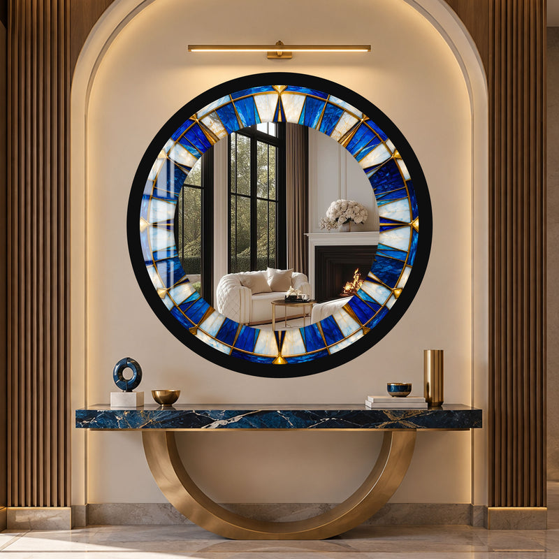 Sapphire Sunburst with black frame