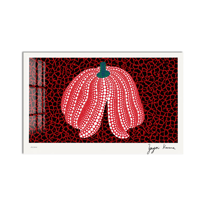 Dotted Red Pumpkin product shot on white background