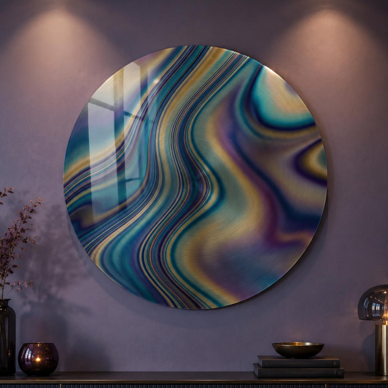 Brushed Metal Aurora Swirl lifestyle view