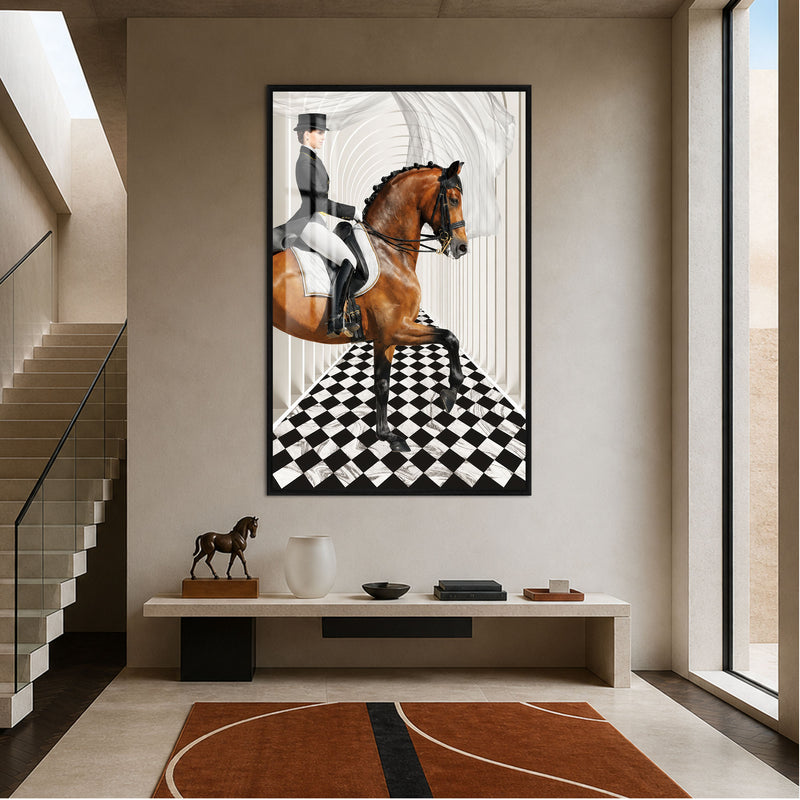 Modern Dressage with black frame