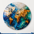 Gilded World Map lifestyle view