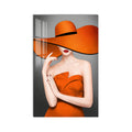 Lady in Orange product shot on white background