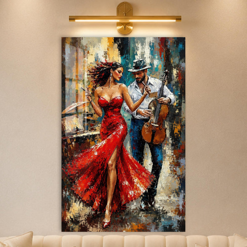 Red Dress Serenade lifestyle view
