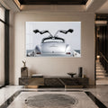 Silver Gullwing Classic with white frame