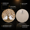 Golden Tree of Life — tempered glass, ultra HD print, ready to hang