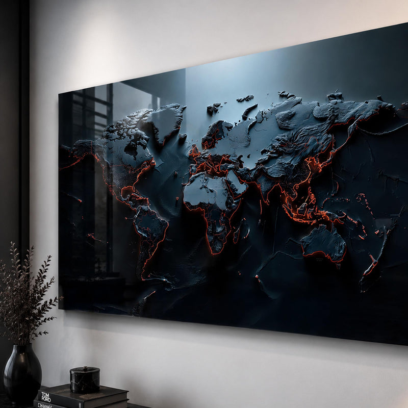 Ember World Map lifestyle view