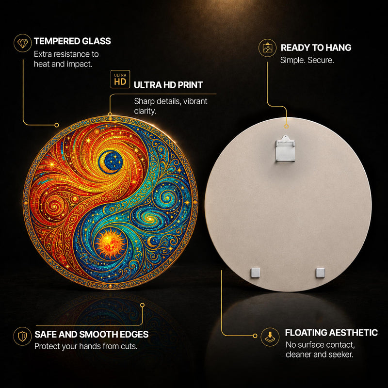 Celestial Harmony with walnut frame