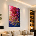 Artronauts Glass Print Chromatic Petal Cascade Glass Wall Art