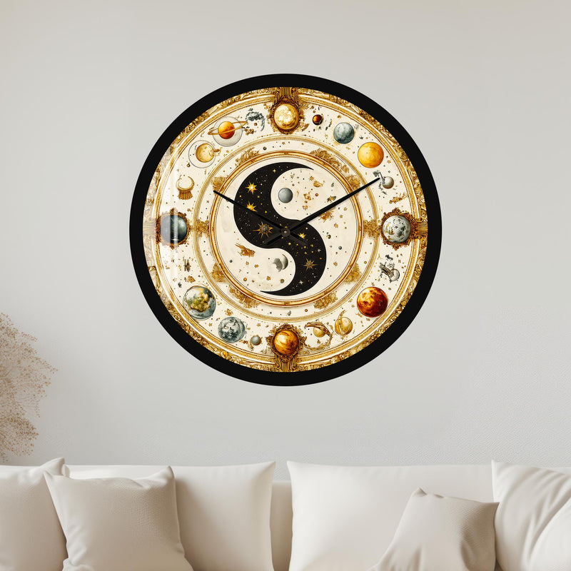 Celestial Yin Yang with black frame