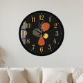 Autumn Abstract Botanicals with black frame