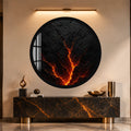 Molten Earth with black frame