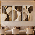Golden Curves with white frame