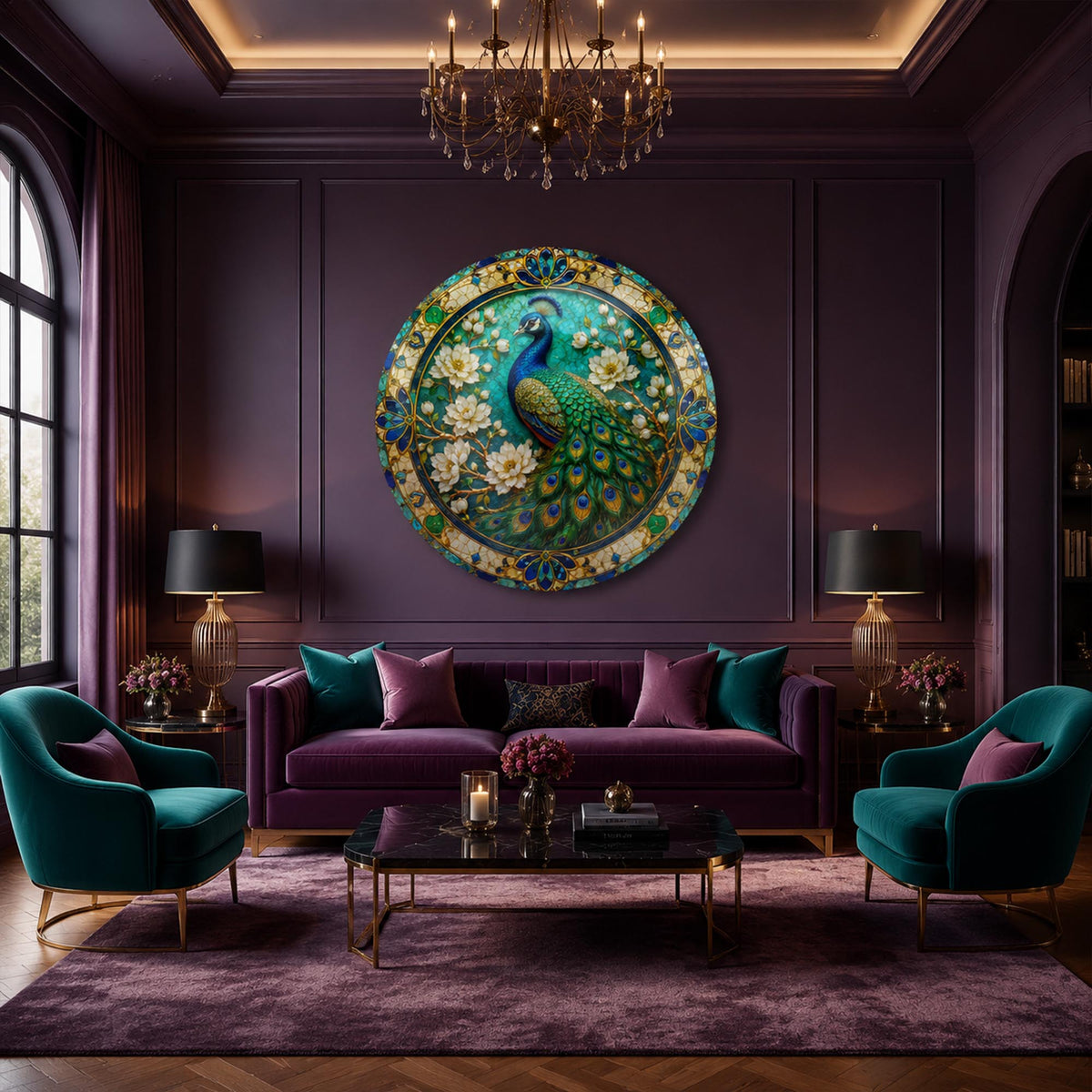 Jeweled Peacock Garden lifestyle view