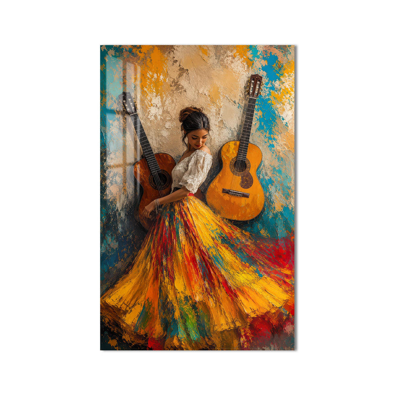 Flamenco Guitar Reverie product shot on white background