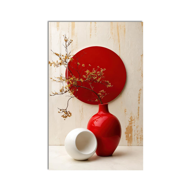 Crimson Vase Harmony product shot on white background
