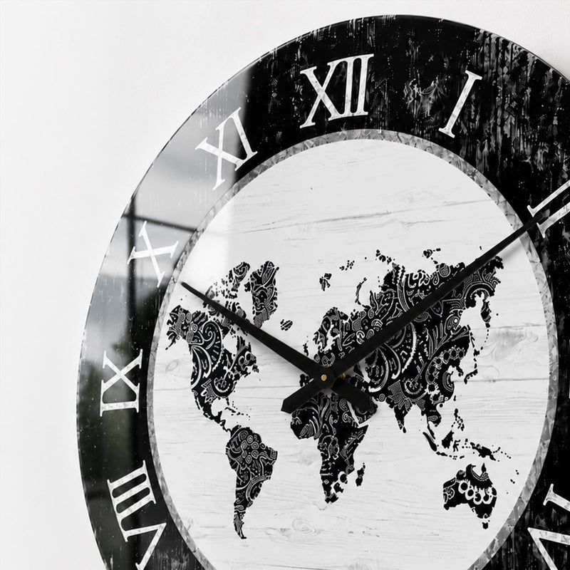 Vintage World Map lifestyle view