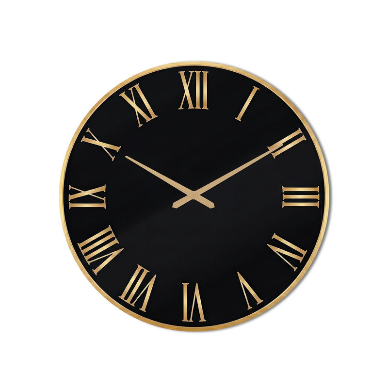 Golden Roman Numerals product shot on white background