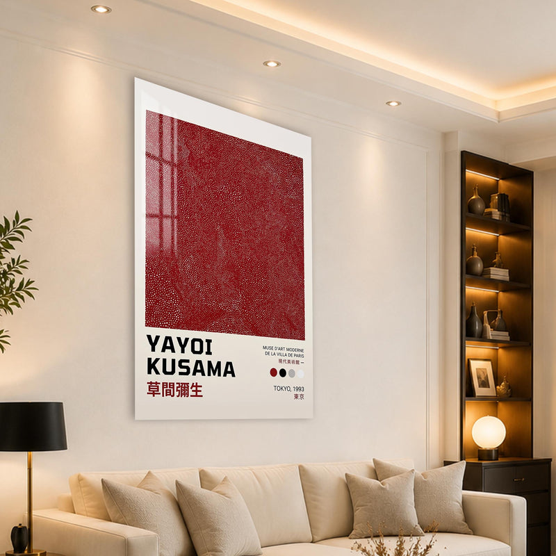 Kusama Crimson Dots lifestyle view