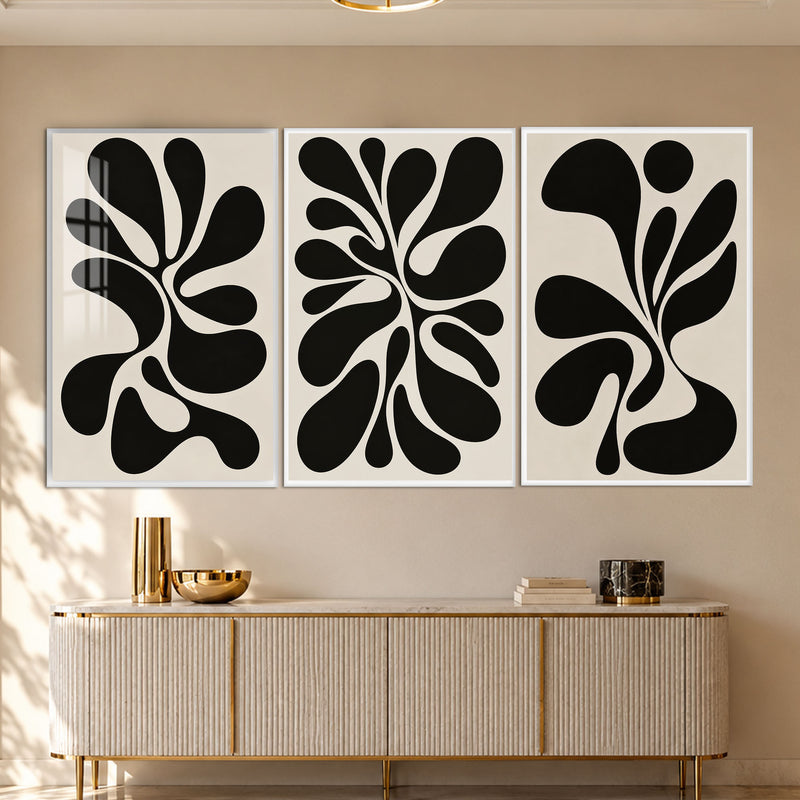 Organic Flow with white frame