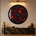 Molten Lava Flow with black frame
