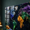 Crystal World Map lifestyle view