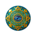 Golden Lotus Eye Mandala product shot on white background