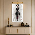 Crimson Couture with white frame