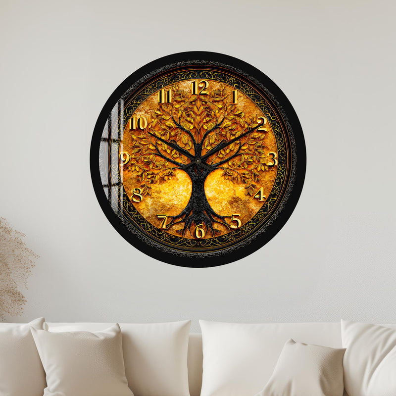 Golden Tree Of Life with black frame