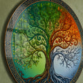 Four Seasons Celtic Tree lifestyle view