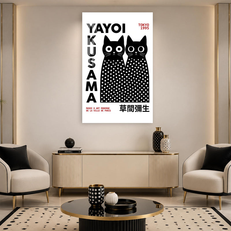 Yayoi Cat Duo lifestyle view