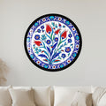 Ottoman Tulip Garden with black frame