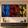 Supercar Colour Burst with black frame