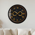 Golden Infinity Marble with black frame