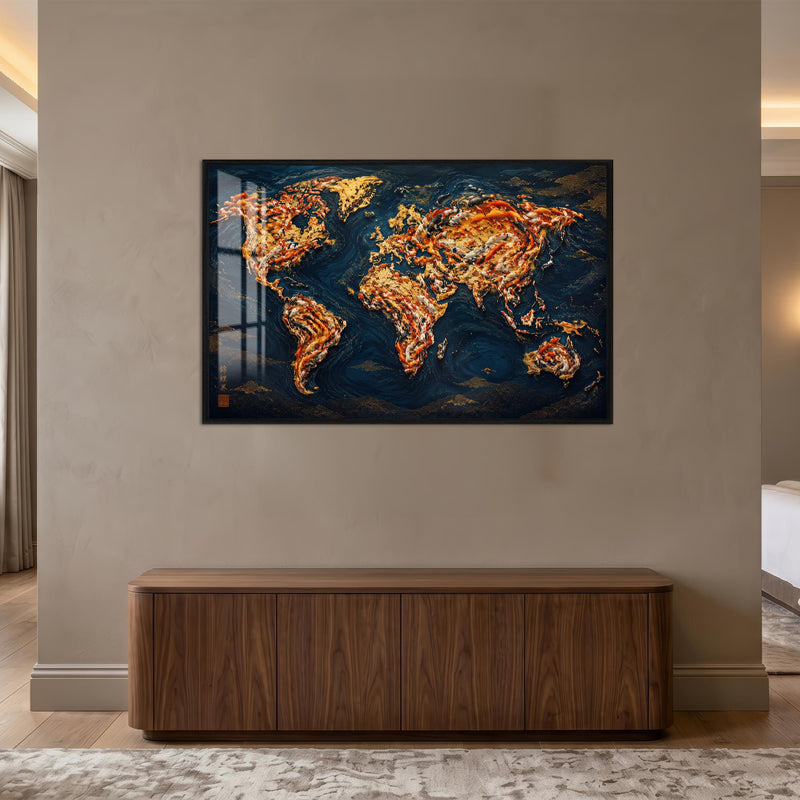 Koi World Map lifestyle view