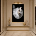 White Tutu From Above with gold frame