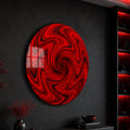 Crimson Vortex close-up angled detail