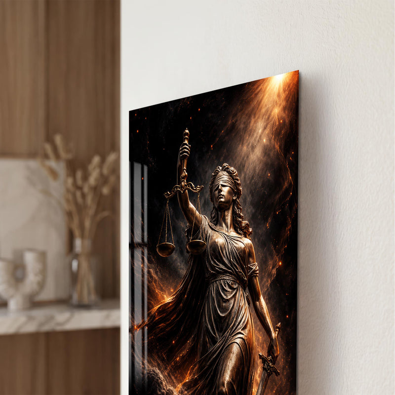 Fiery Lady Justice lifestyle view