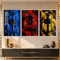 Supercar Colour Burst with white frame
